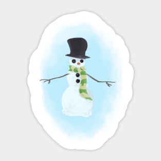 snowman Sticker